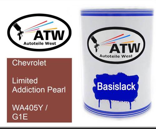 Chevrolet, Limited Addiction Pearl, WA405Y / G1E: 500ml Lackdose, von ATW Autoteile West.